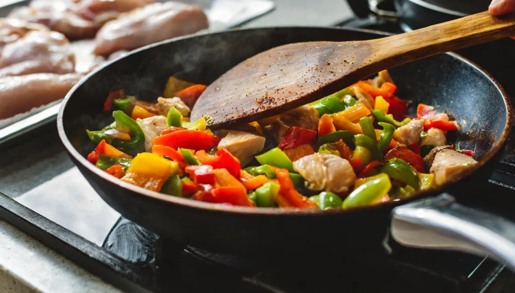 chicken and peppers recipe