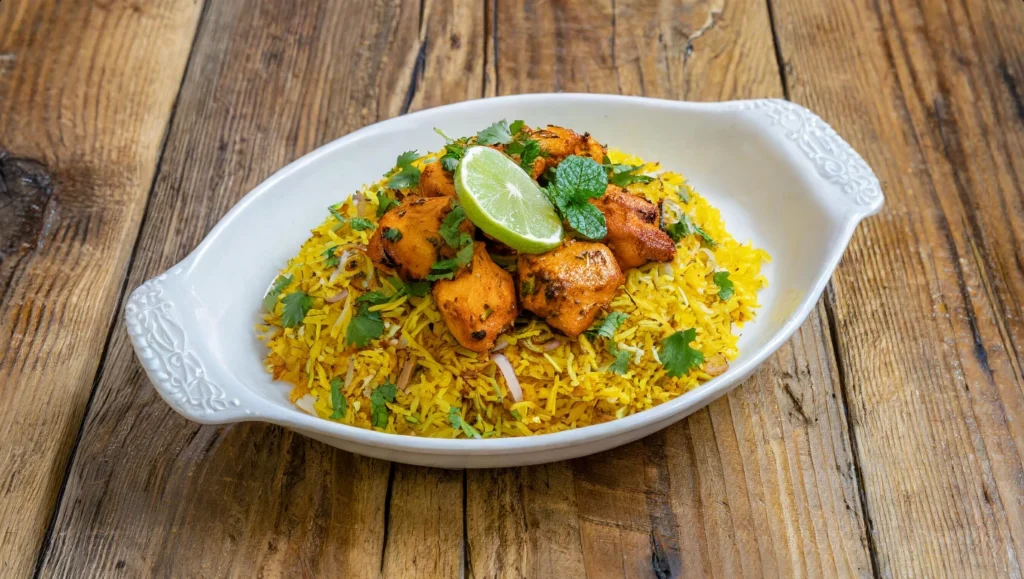 chicken tikka biryani