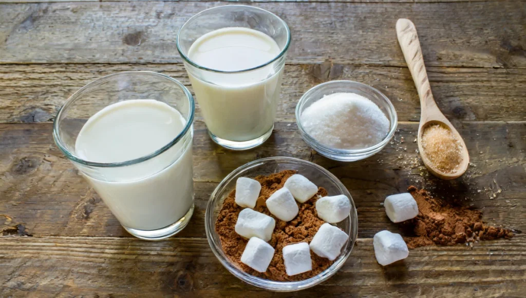 marshmallow on hot chocolate