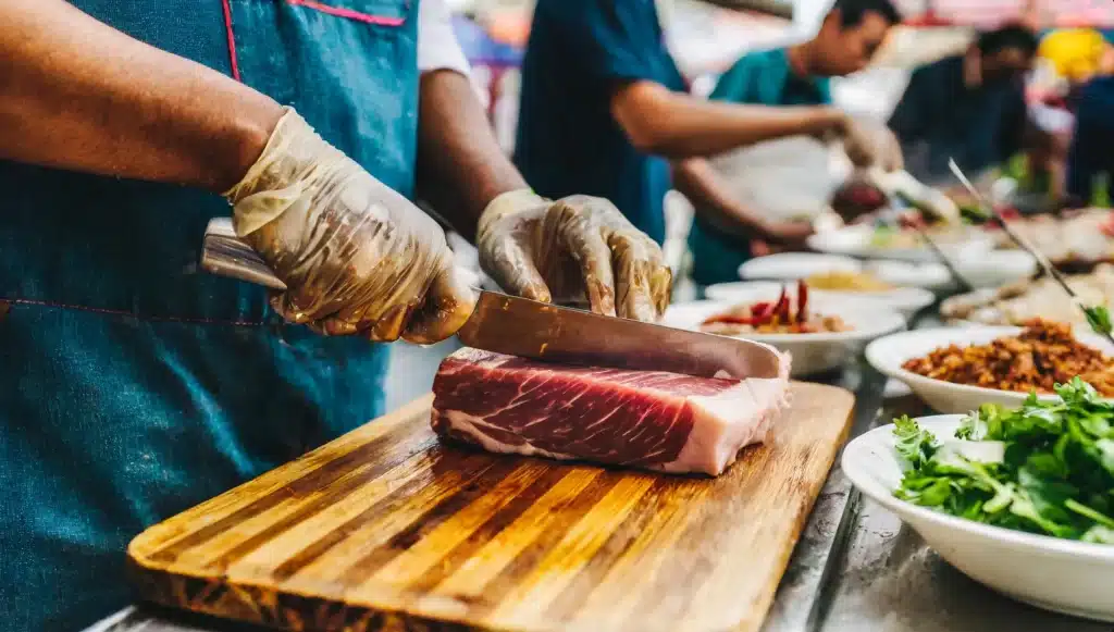 Do you boil pork belly before frying