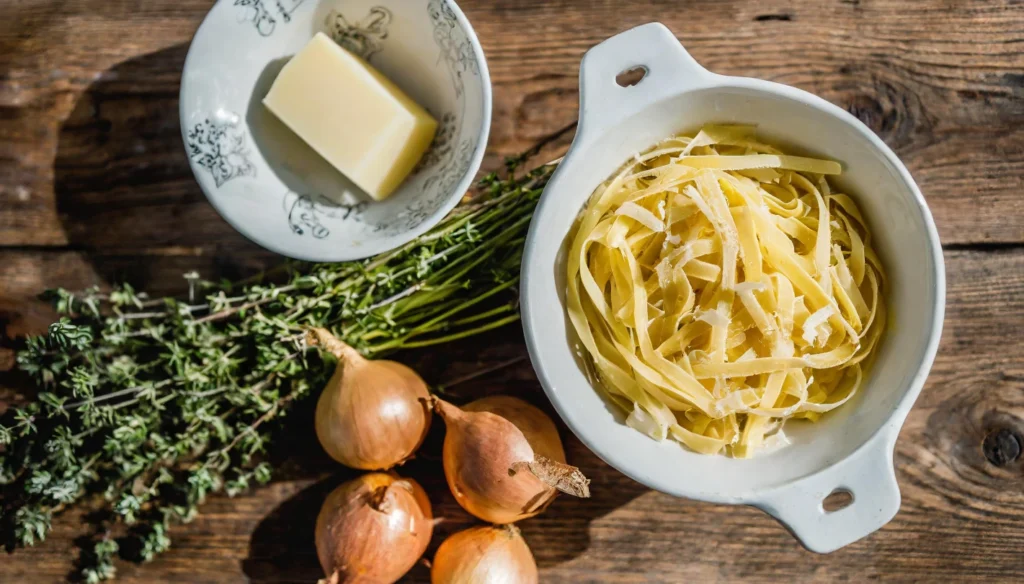 french onion pasta